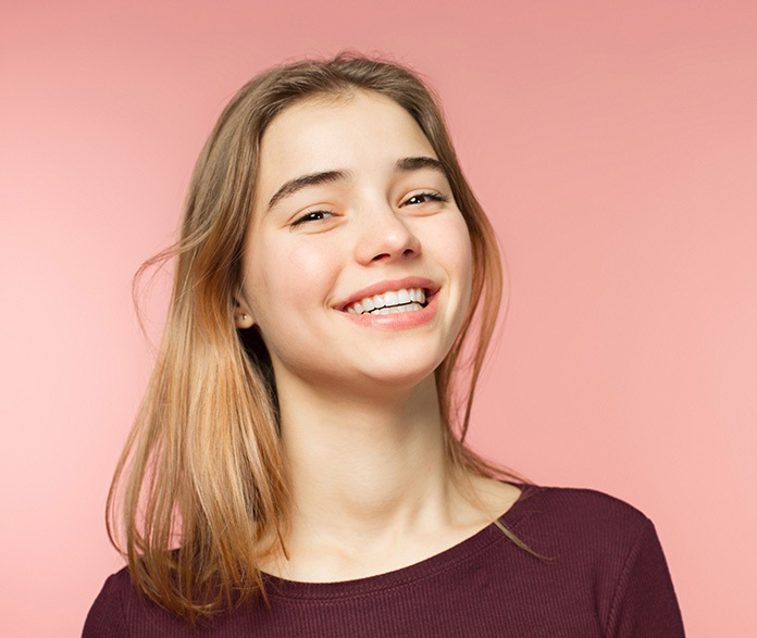 girl smiling